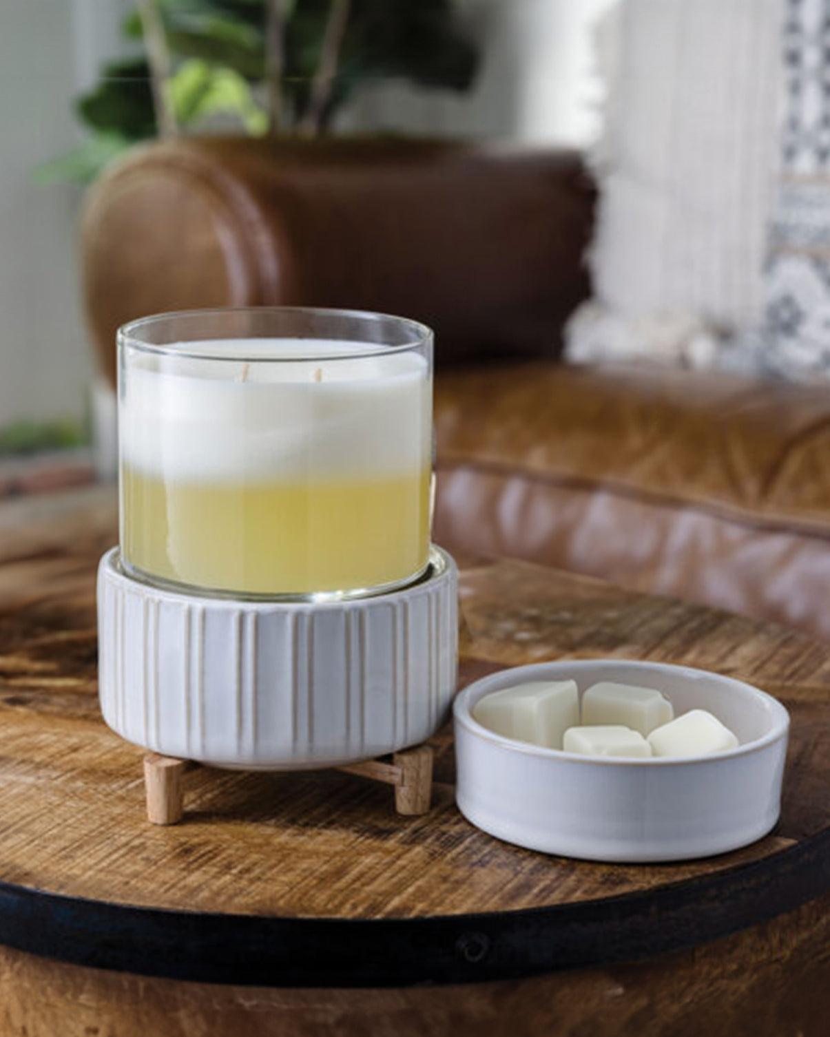 Zen White & Wood | 2-in-1 Warmer