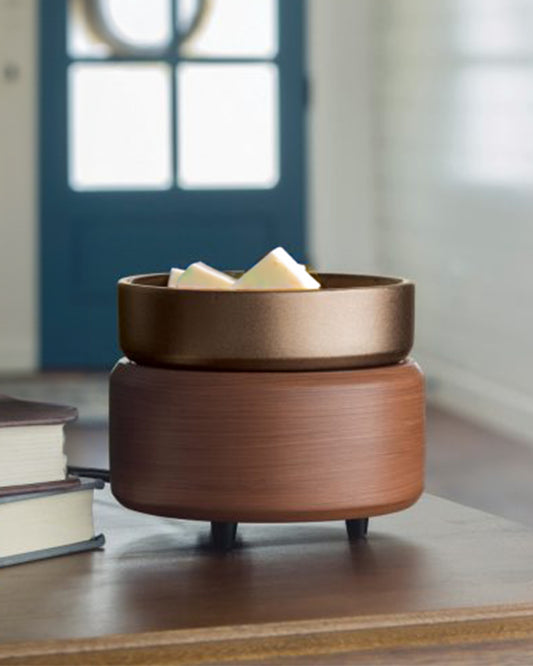 Bronze & Brushed Walnut | 2-in-1 Warmer