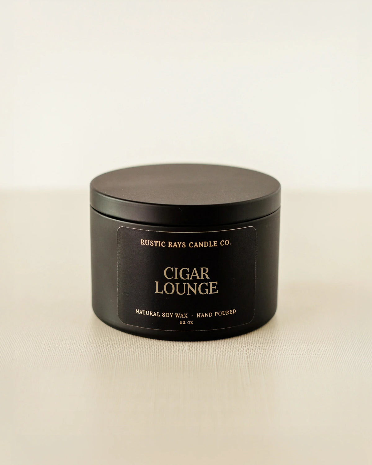 Cigar Lounge Candle | 12 oz Tin