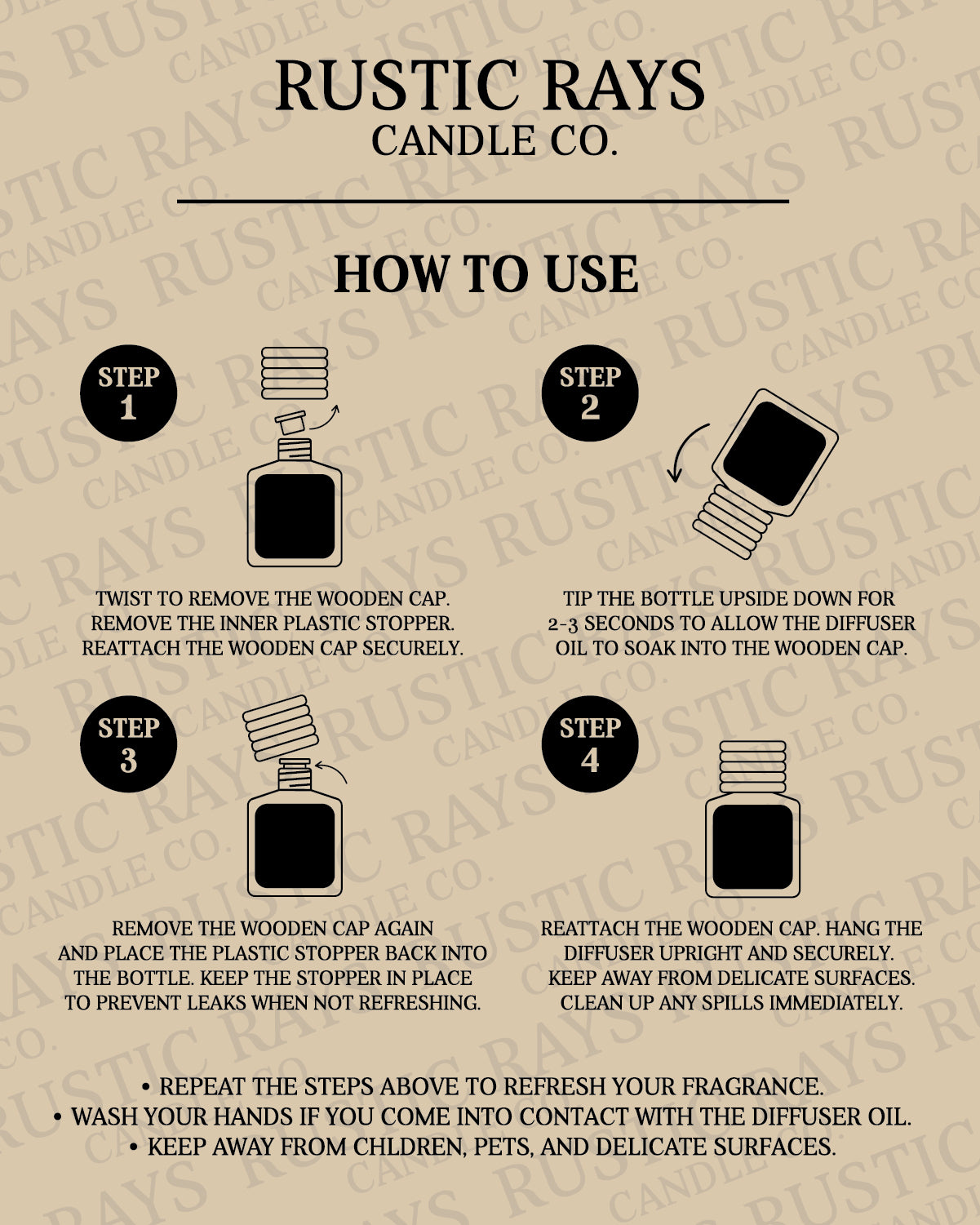 - Hanging Diffuser Charm | Fragrance Options
