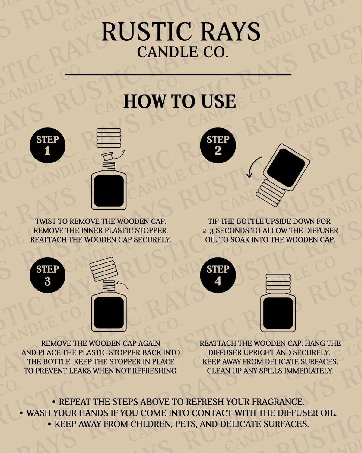 - Hanging Diffuser Charm | Fragrance Options