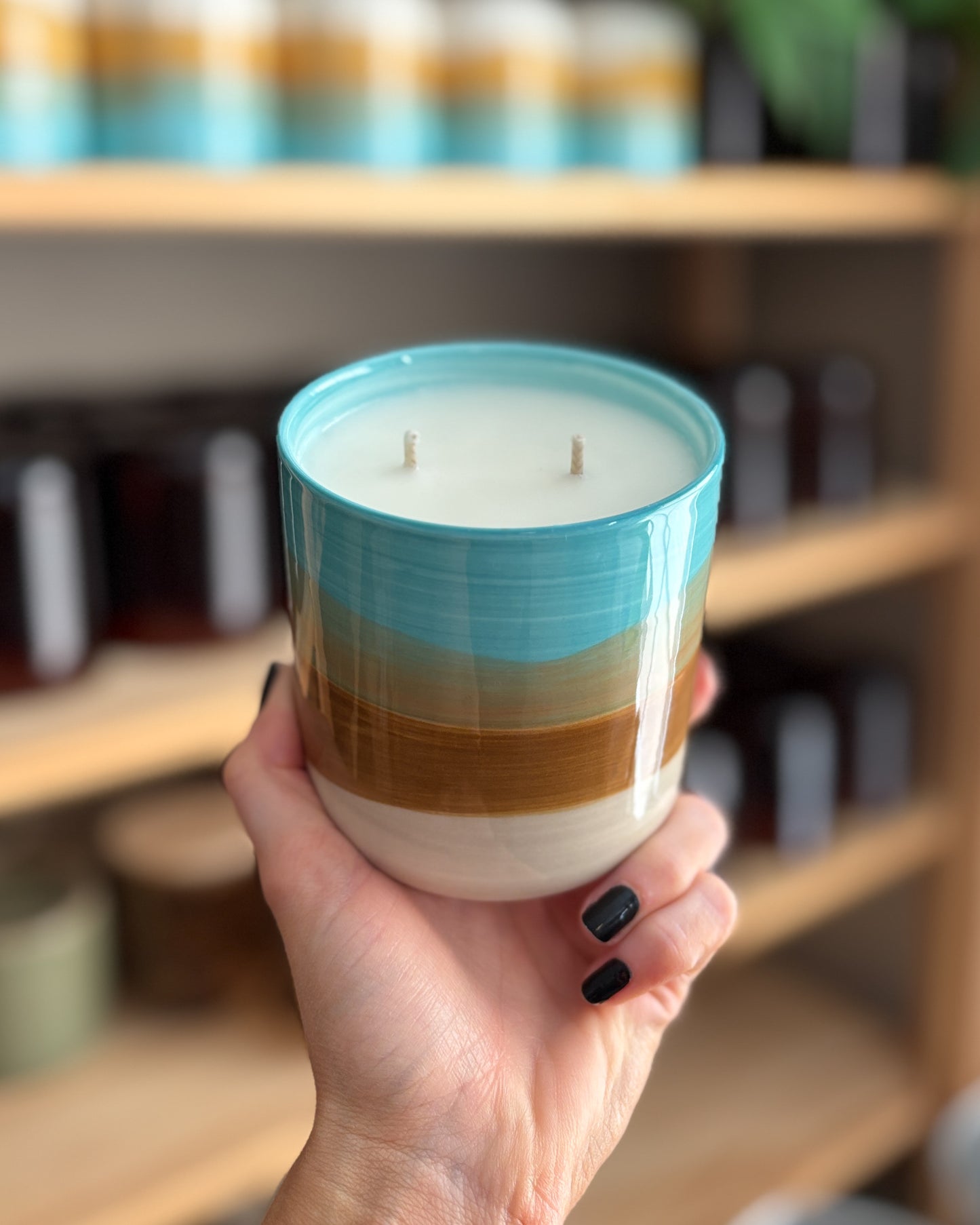 Santorini Drift Candle | 12 oz Coastal