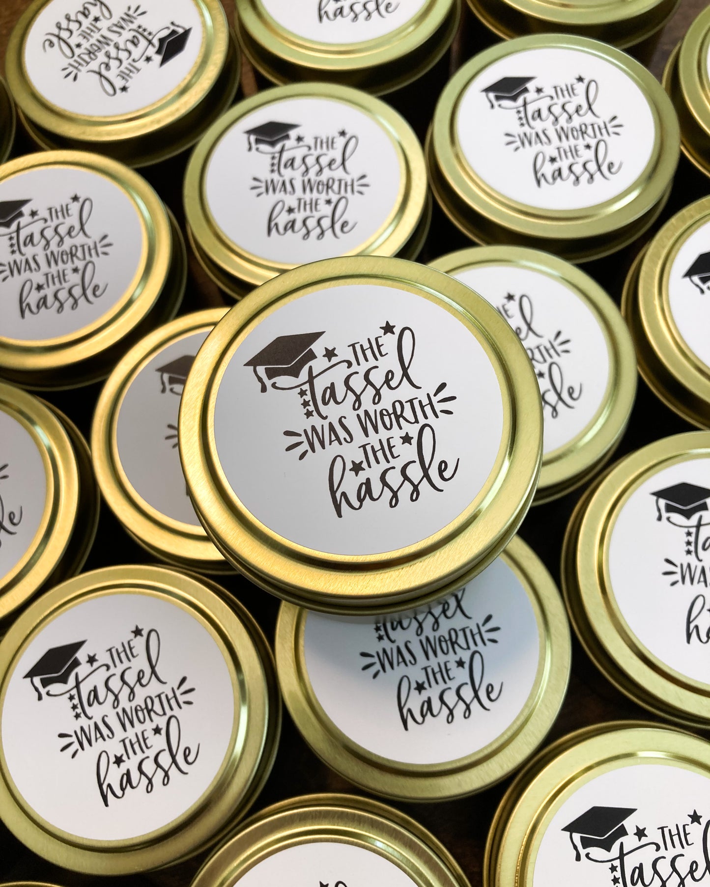 The Tassel Was Worth The Hassle Graduation | 012 | Personalized Candles | 4 oz