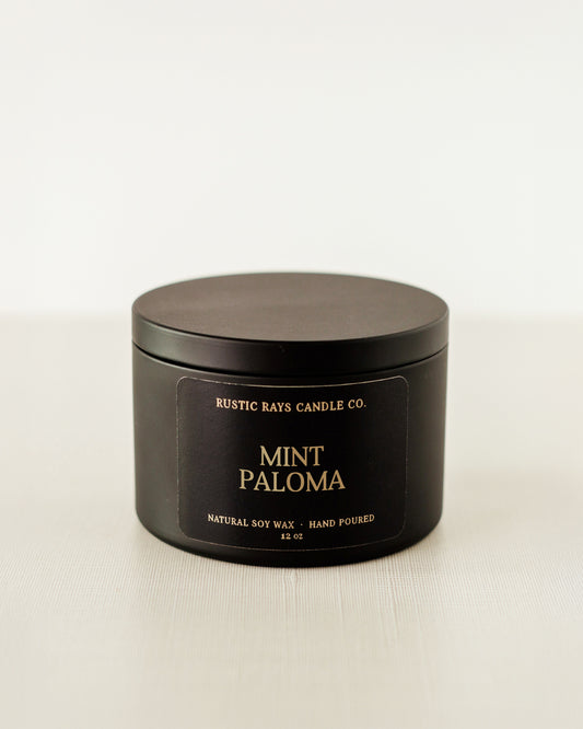 - Mint Paloma Candle | 12 oz Tin
