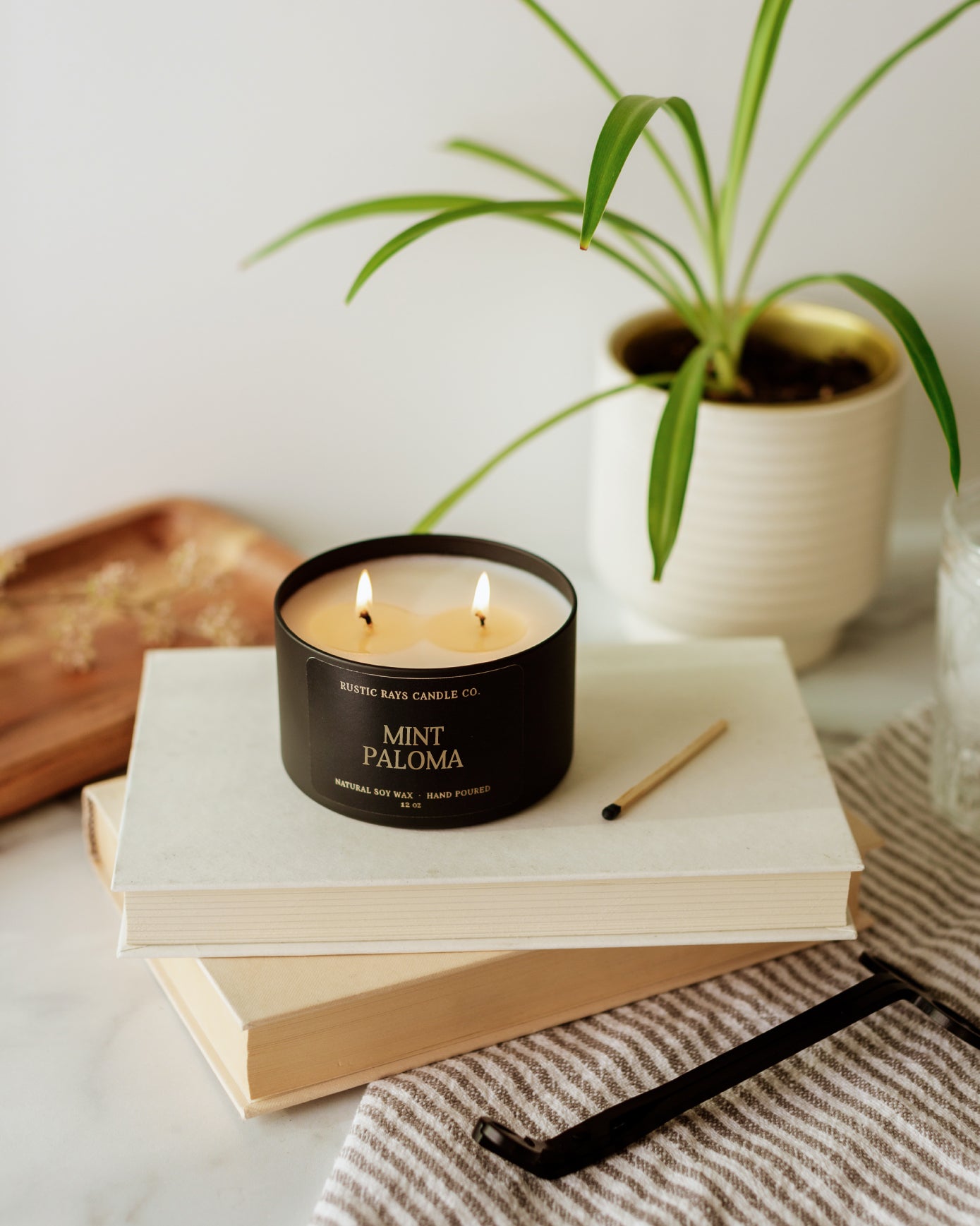 Mint Paloma Candle | 12 oz Tin