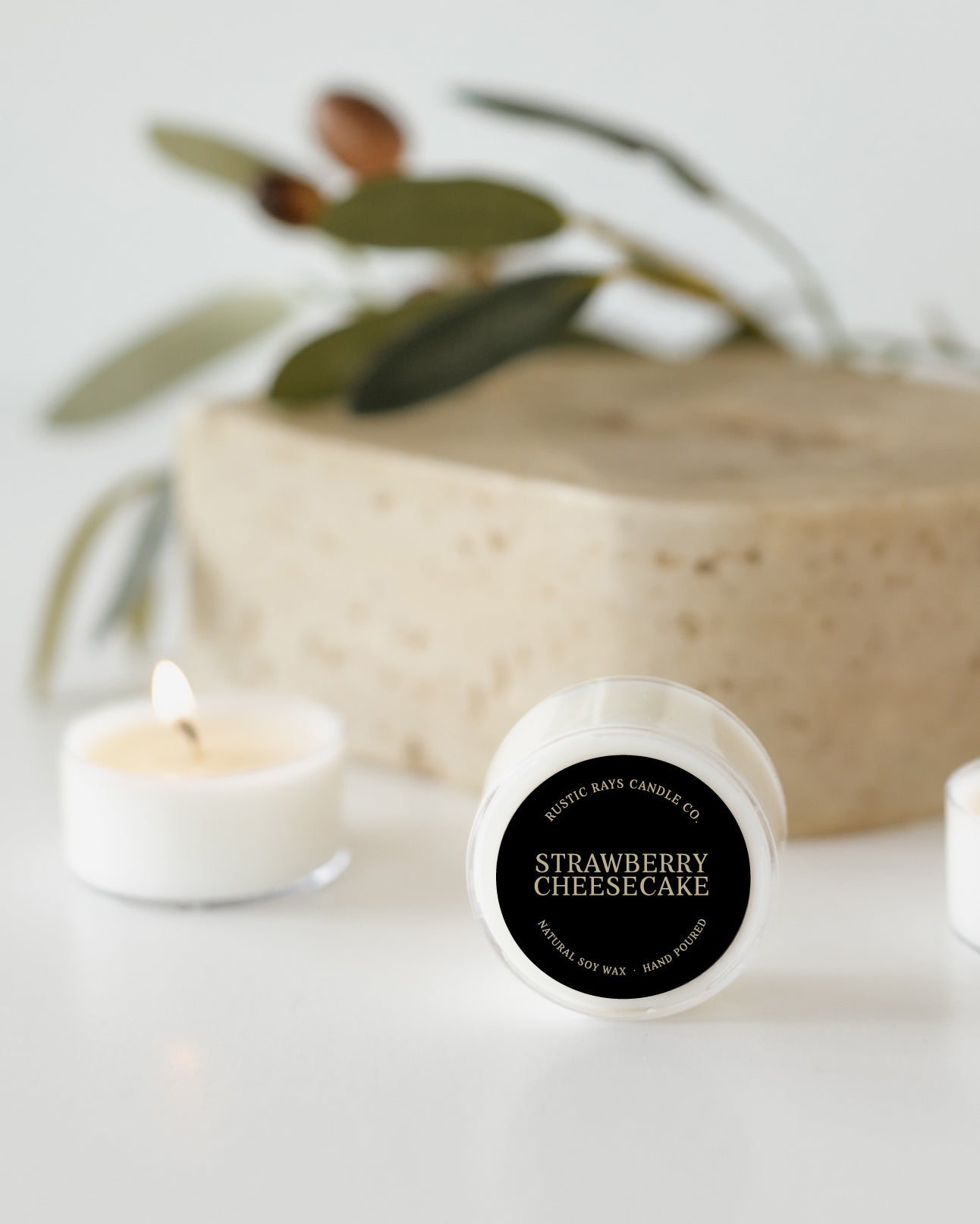 Strawberry Cheesecake | Tea Light