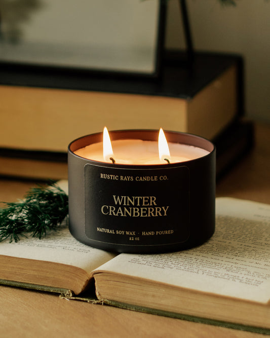 - Winter Cranberry Candle | 12 oz Tin