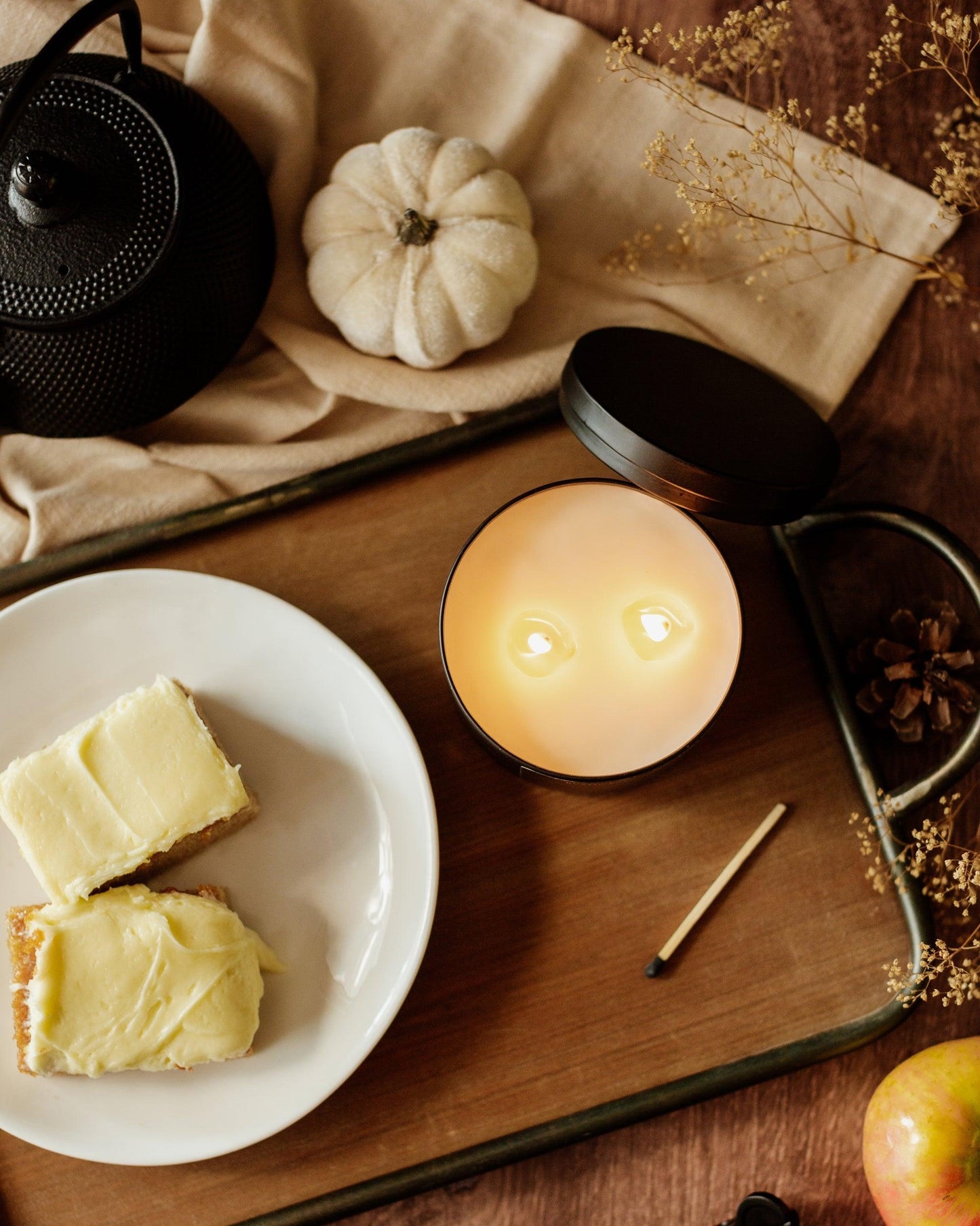 Butterscotch & Bourbon Candle | 12 oz Tin