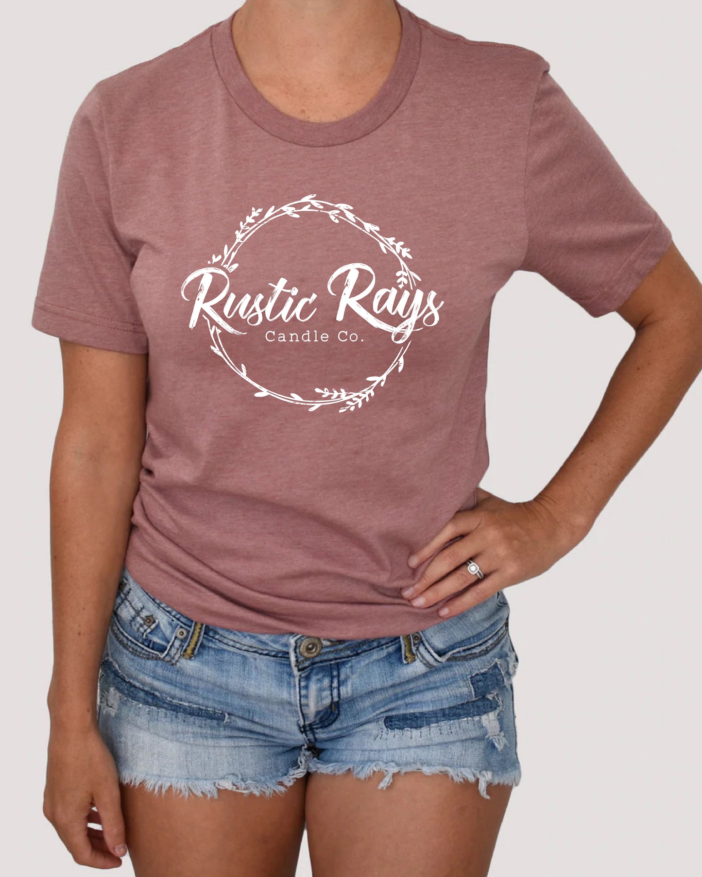 Rustic Rays Candle Co. OG Logo Tee | Bella + Canvas | Color Options