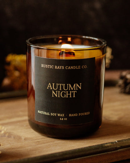 Autumn Night Candle | 14 oz Wood Wick