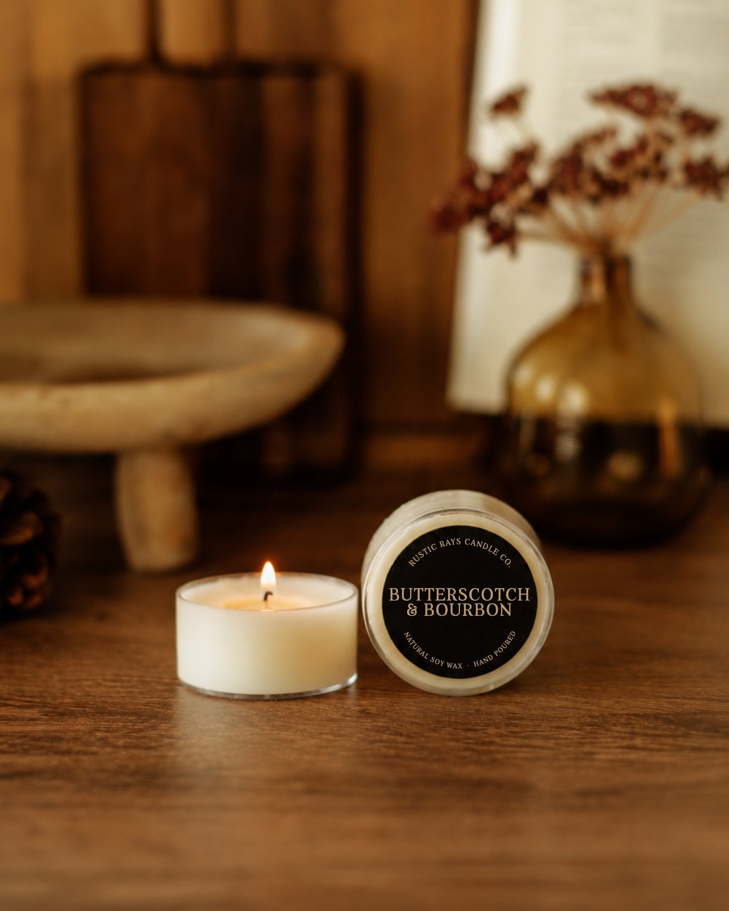 Butterscotch & Bourbon | Tea Light