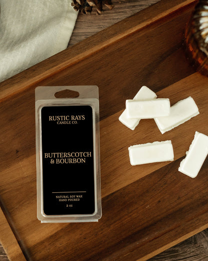 - Butterscotch & Bourbon | Soy Wax Melts