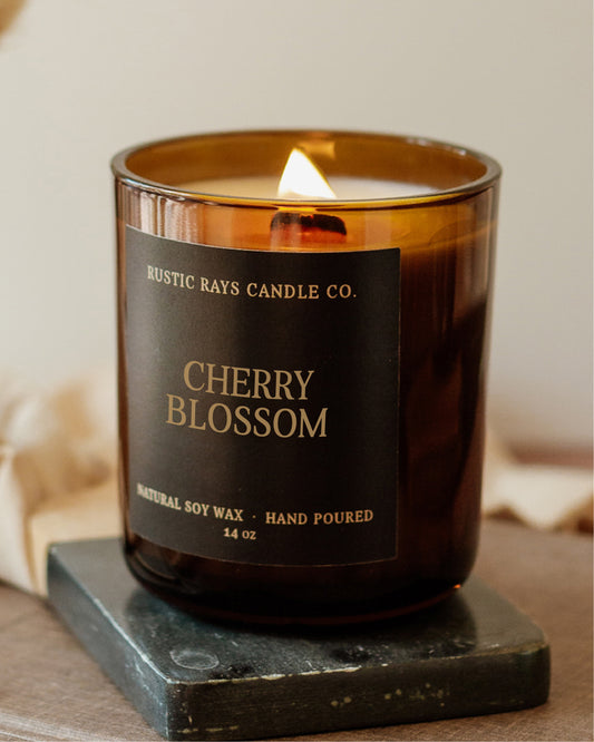 Cherry Blossom Candle | 14 oz Wood Wick