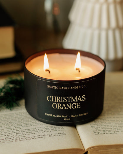 Christmas Orange Candle | 12 oz Tin