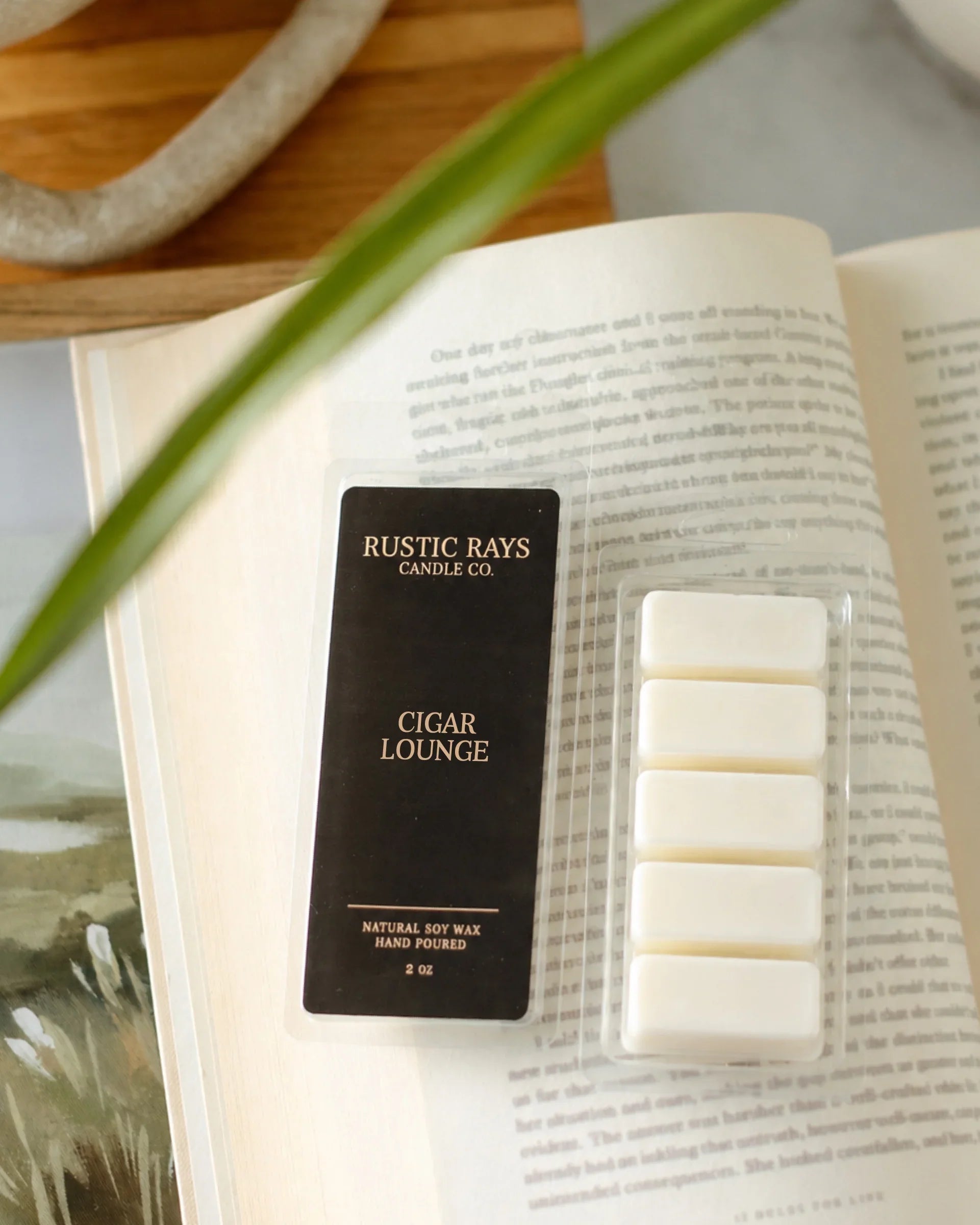Cigar Lounge | Soy Wax Melts – Rustic Rays Candle Co.