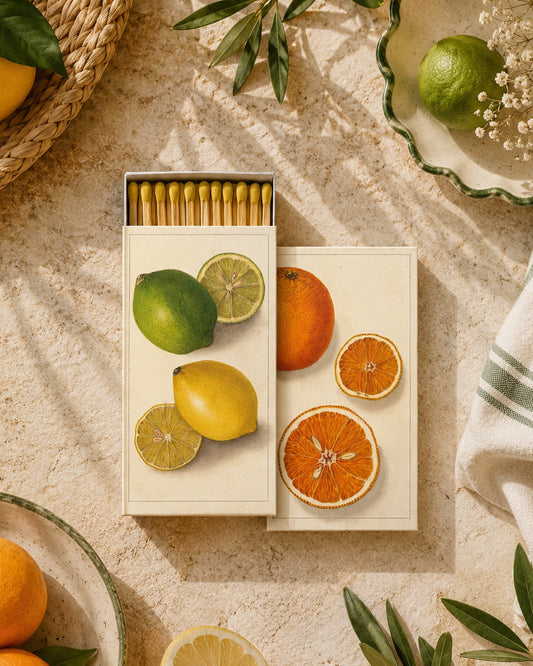 Matches | Citrus | 4" - 50 Count