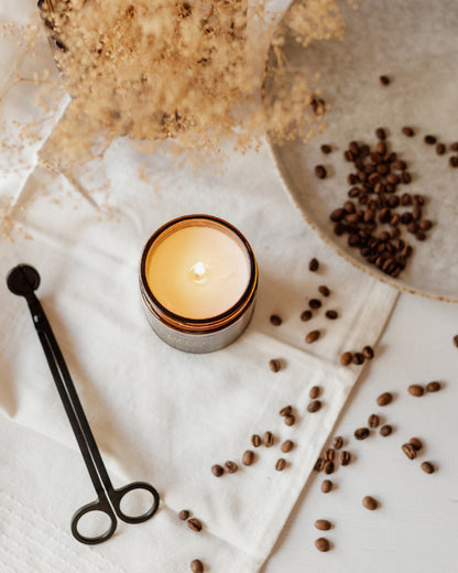 Coffee House Candle | 9 oz Amber Jar