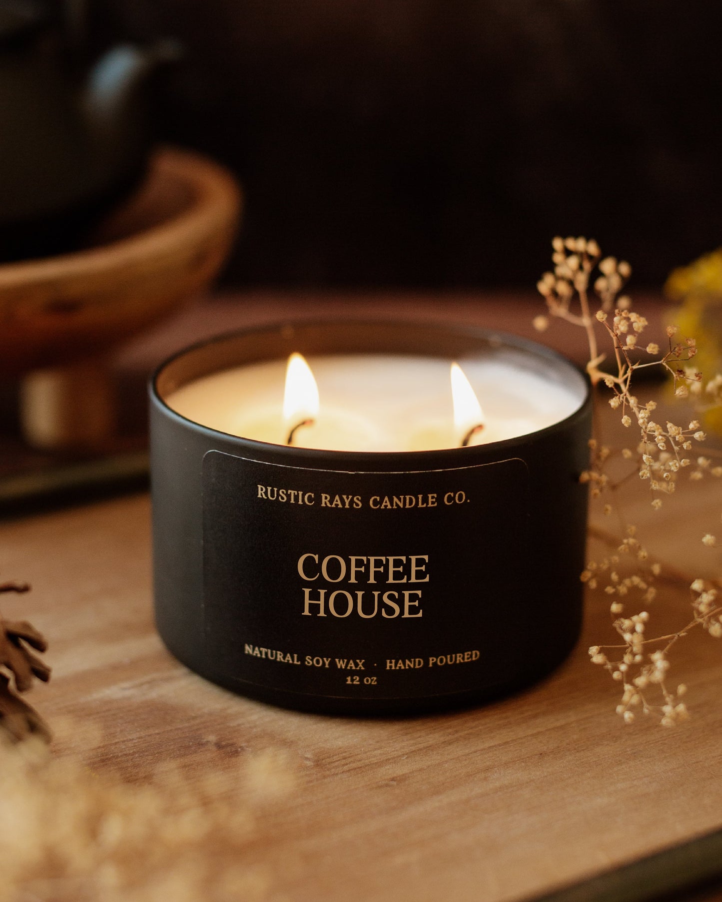- Coffee House Candle | 12 oz Tin