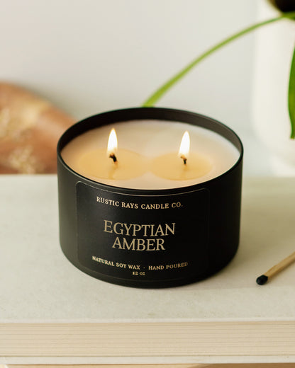 Egyptian Amber Candle | 12 oz Tin
