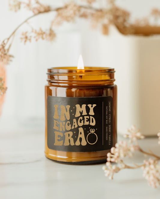 In My Engaged Era Candle | 9 oz Amber Jar