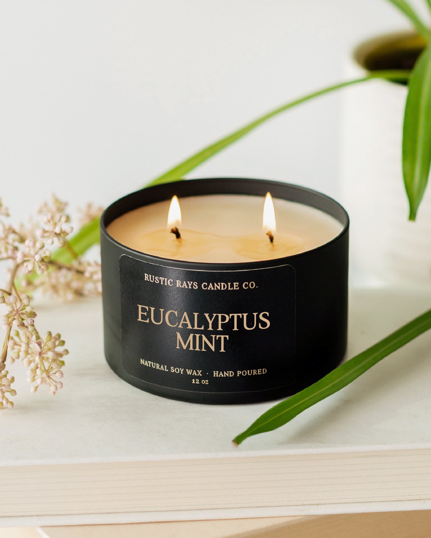 - Eucalyptus Mint Candle | 12 oz Tin