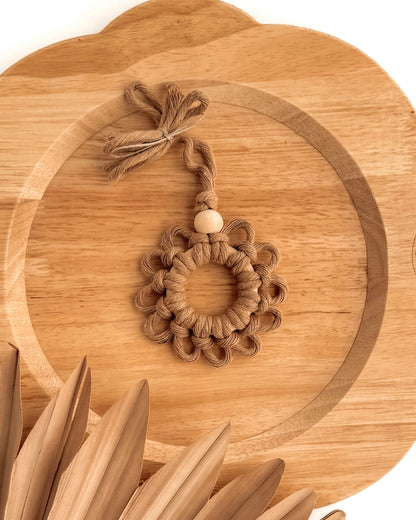 Flower Hanging Diffuser with Oil | Latte