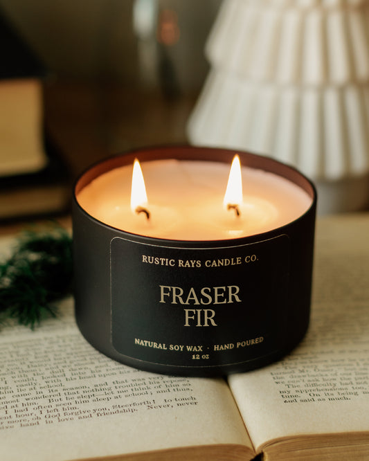 - Fraser Fir Candle | 12 oz Tin