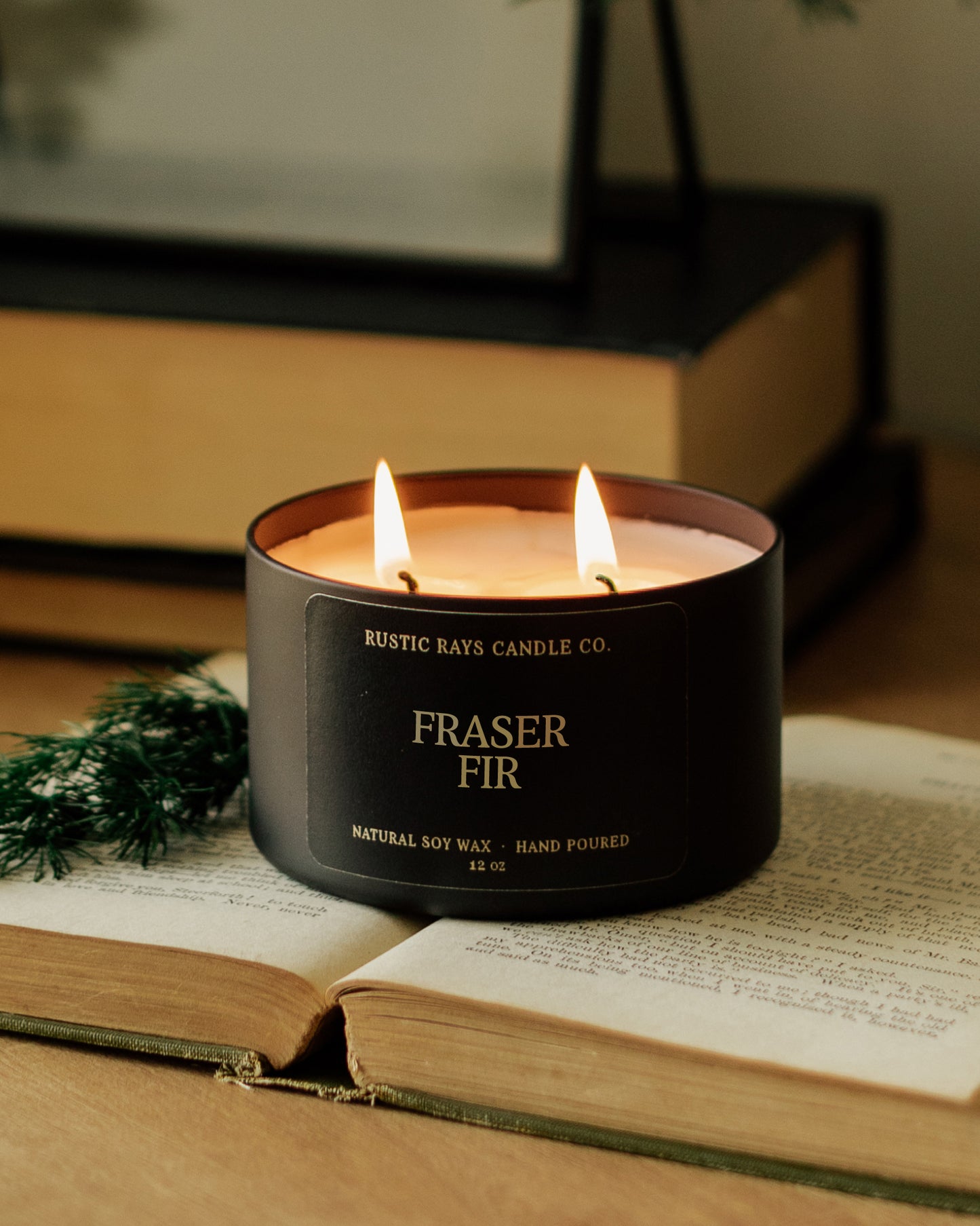 - Fraser Fir Candle | 12 oz Tin