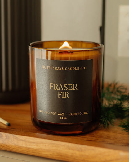 Fraser Fir Candle | 14 oz Wood Wick