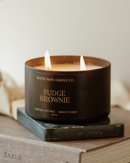 Fudge Brownie Candle | 12 oz Tin