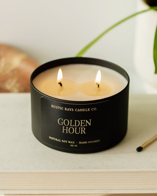 - Golden Hour Candle | 12 oz Tin