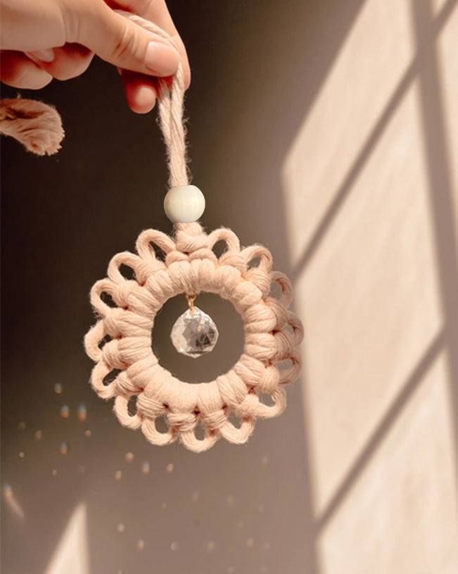 Flower Suncatcher Hanging Diffuser with Oil | Cream