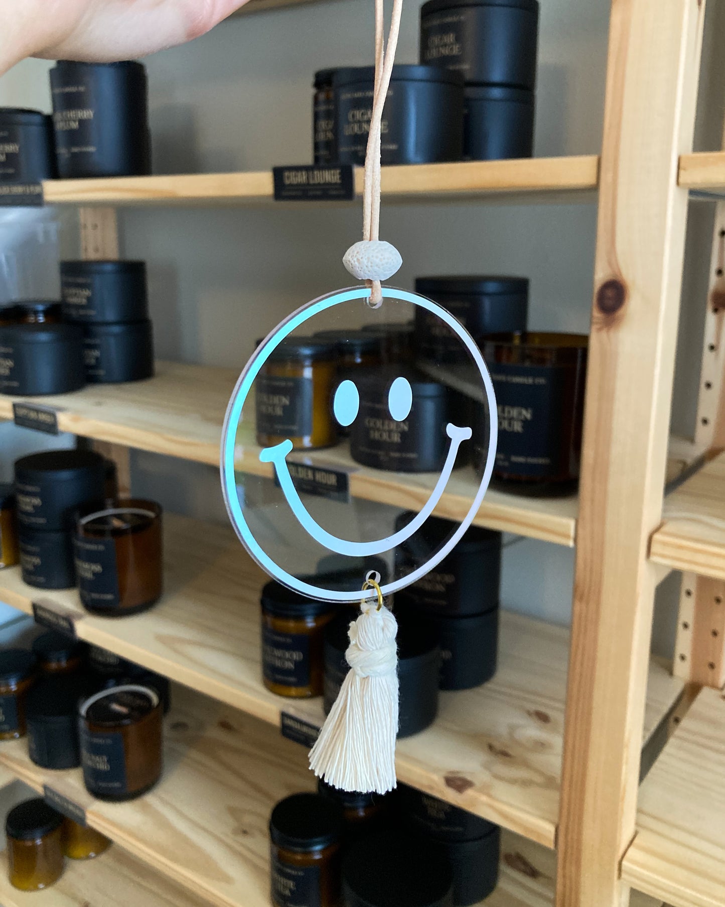 Smiley Face Hanging Diffuser with Oil | Color Options