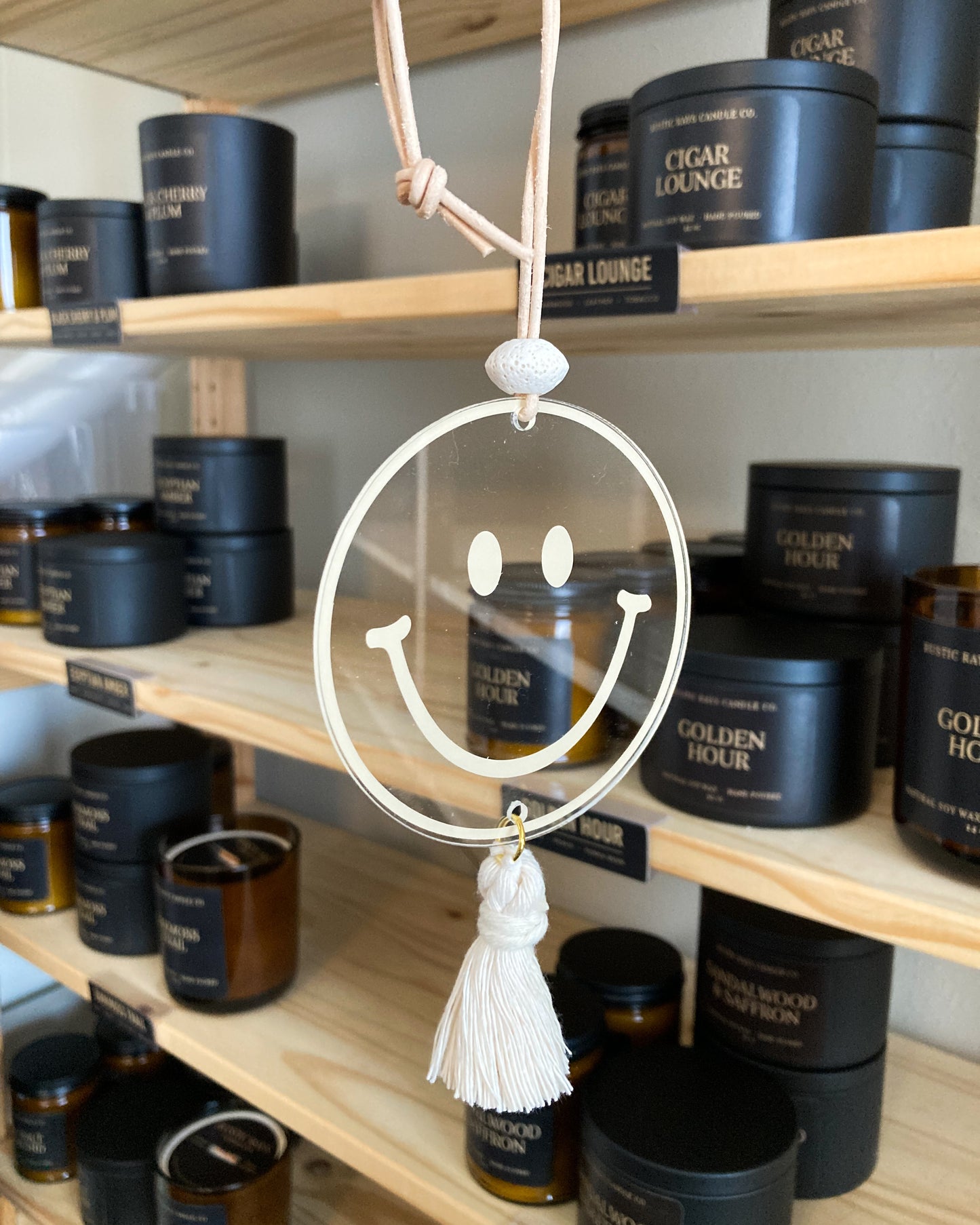 Smiley Face Hanging Diffuser with Oil | Color Options