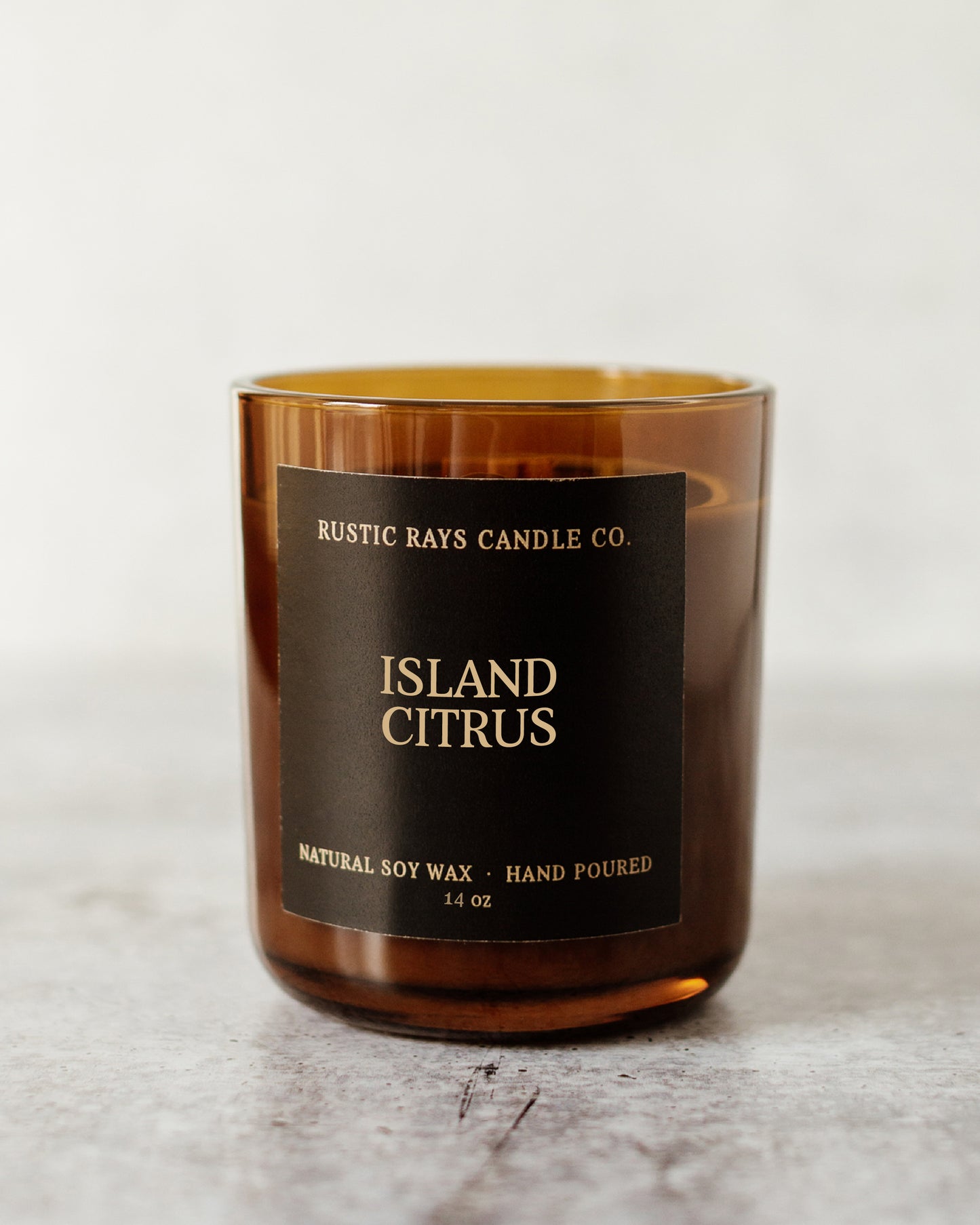 Island Citrus Candle | 14 oz Wood Wick