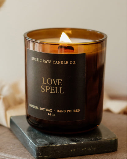 Love Spell Candle | 14 oz Wood Wick