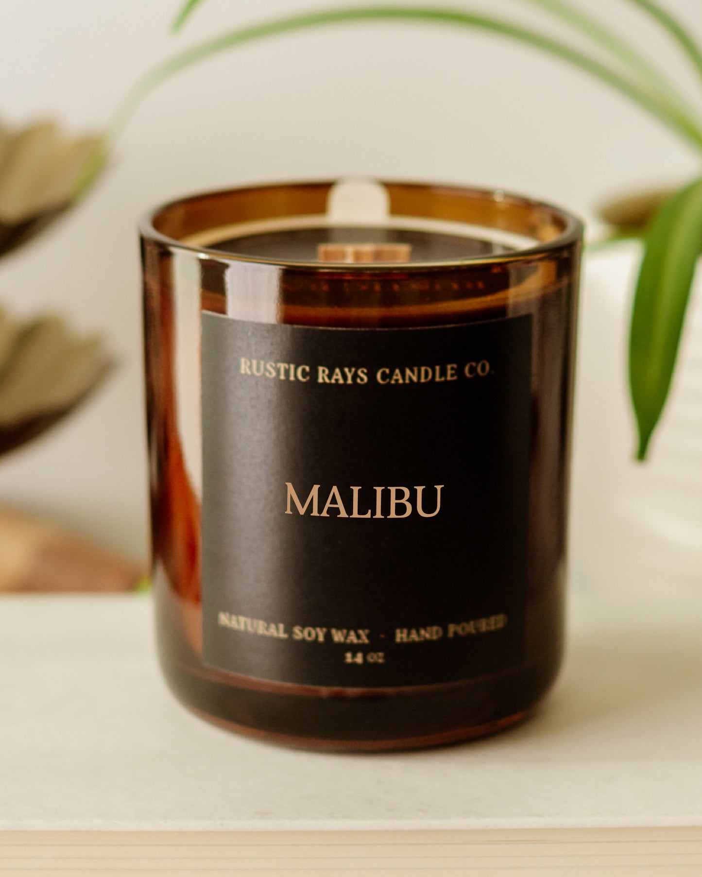 - Malibu Candle | 14 oz Wood Wick