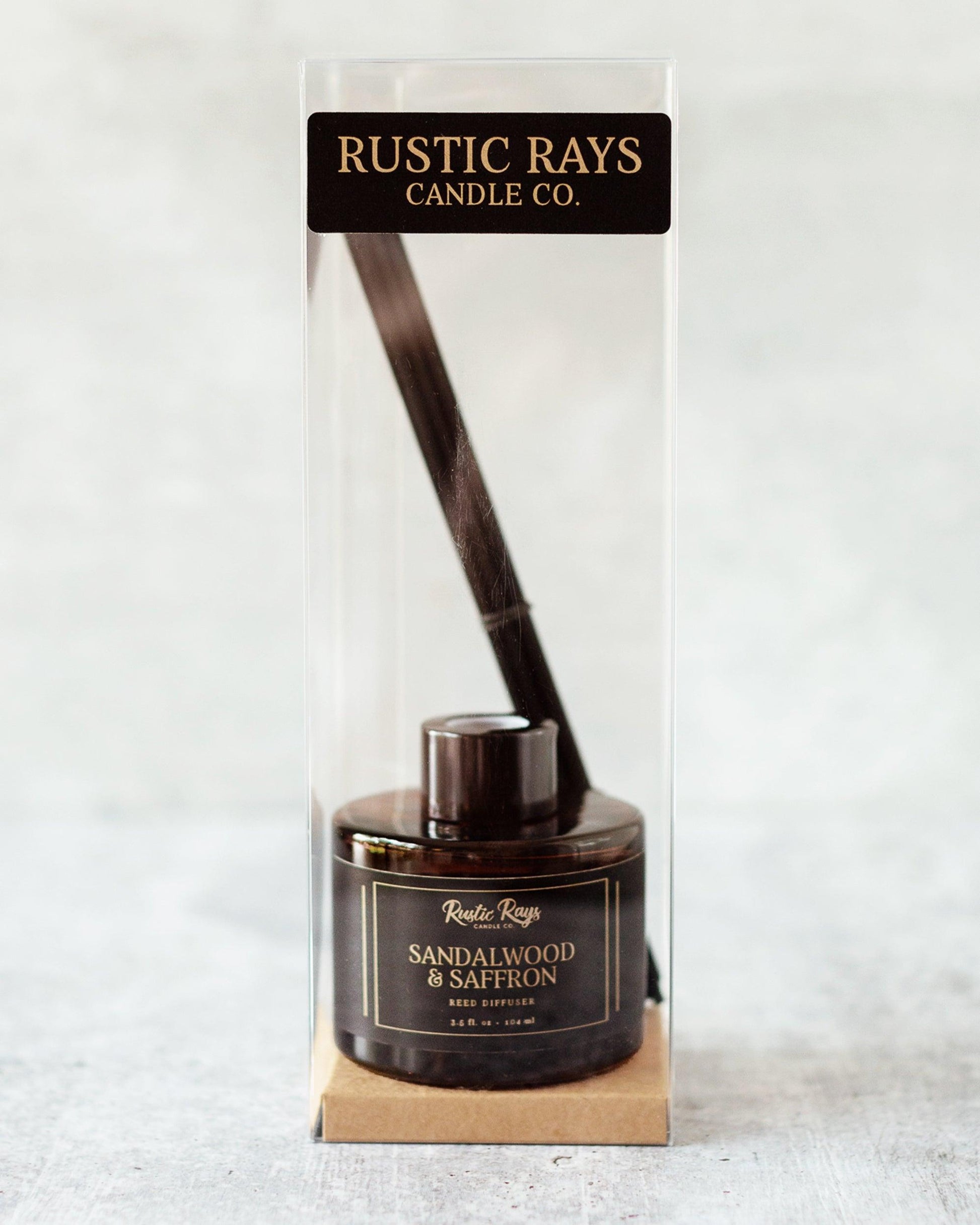 Sandalwood & Saffron | Reed Diffuser – Rustic Rays Candle Co.