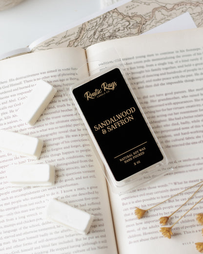 - Sandalwood & Saffron | Soy Wax Melts