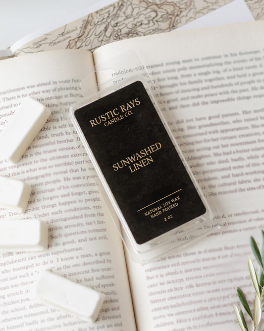- Sunwashed Linen | Soy Wax Melts