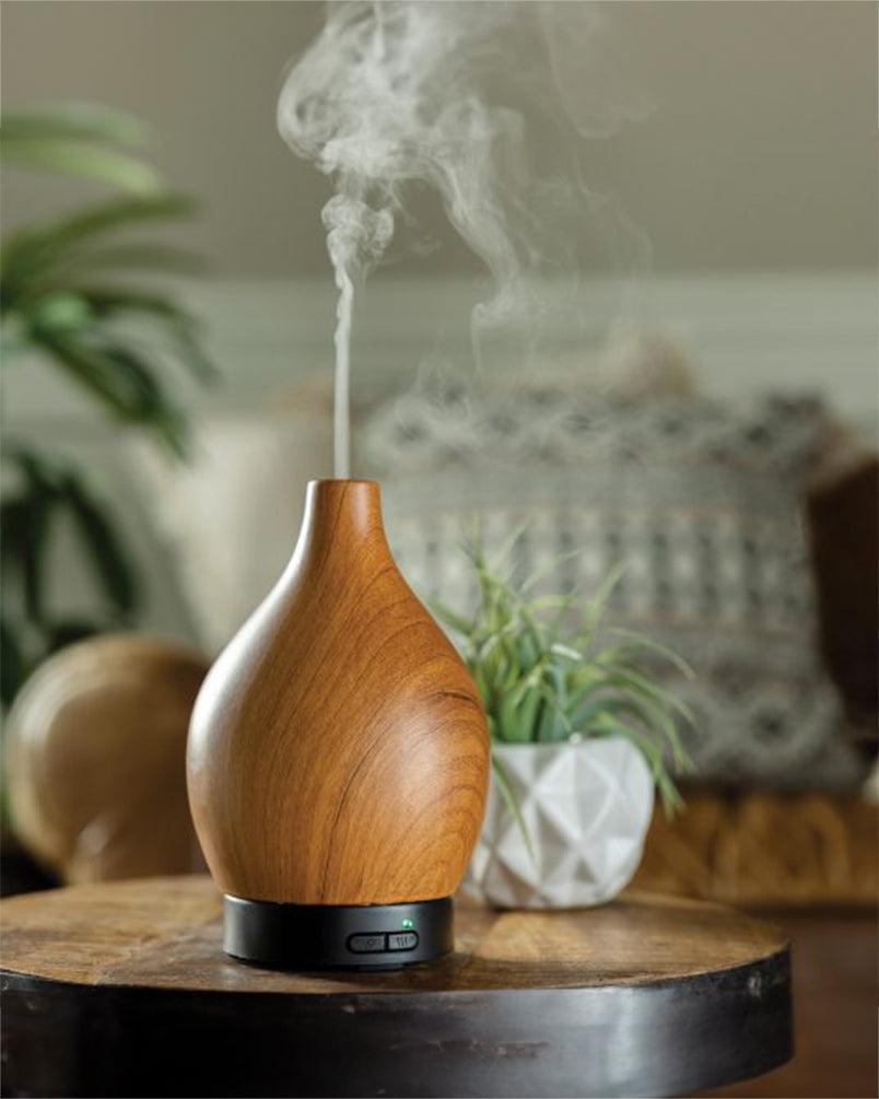 Wood Grain Ultrasonic Misting Diffuser – Rustic Rays Candle Co.