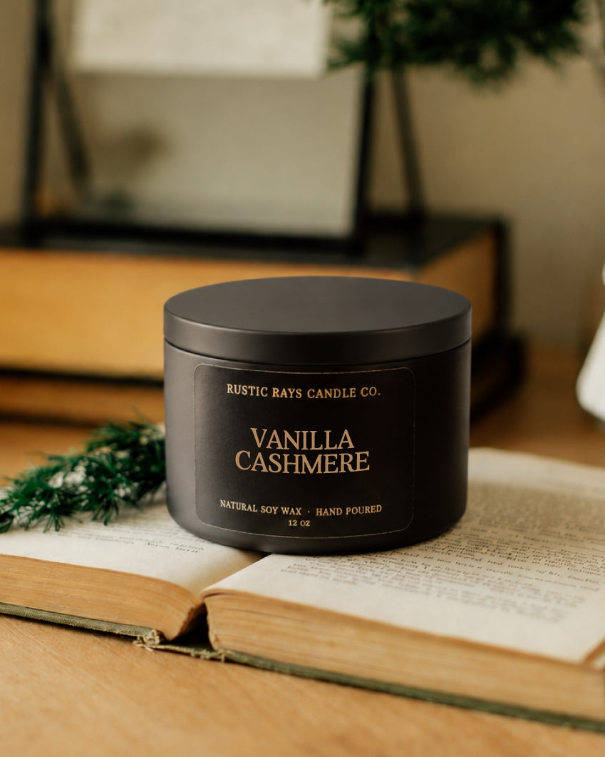 - Vanilla Cashmere Candle | 12 oz Tin
