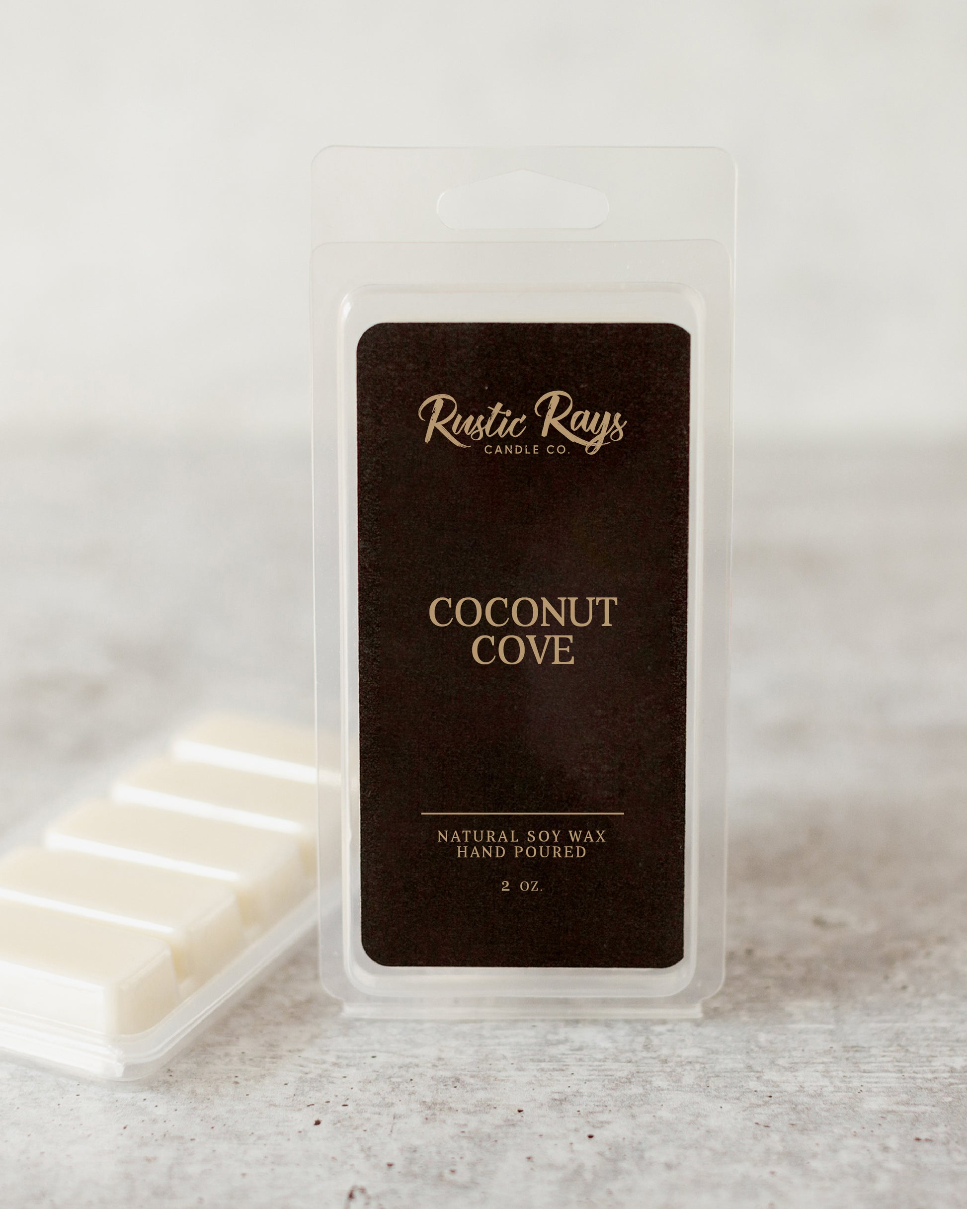 Coconut Cove  Soy Wax Melts – Rustic Rays Candle Co.