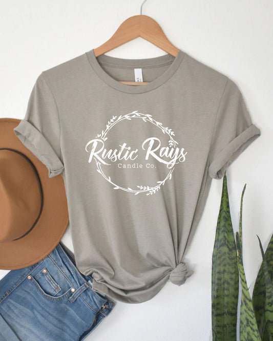 Rustic Rays Candle Co. OG Logo Tee | Bella + Canvas | Color Options